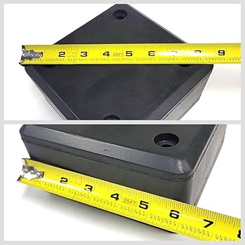 Vanguard RDB00003 Reinforced Rubber Square 4 Hole 6-1/4